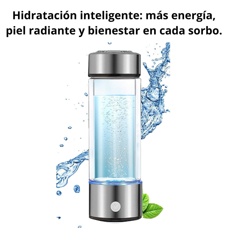 Botella de Agua de Hidrógeno Portátil | Hidratación Saludable y Antioxidante