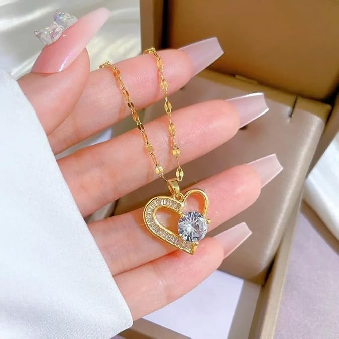 Set Amor Eterno - Caja de rosa + collar | Regalo de San Valentín